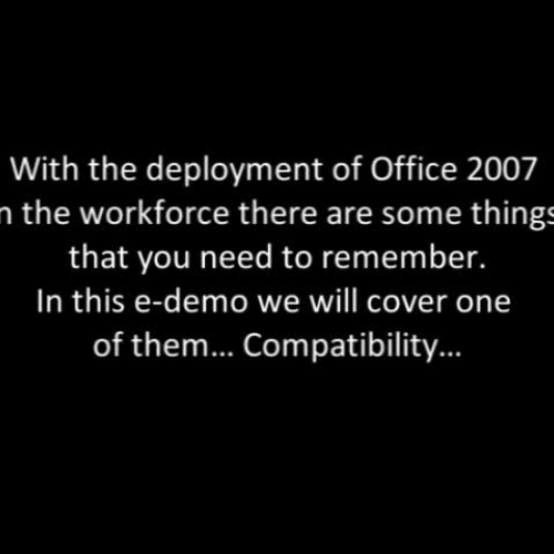 Office 2003 Compatibility