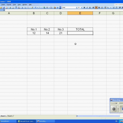 Excel Adding by clicking