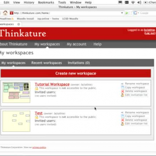Thinkature tutorial