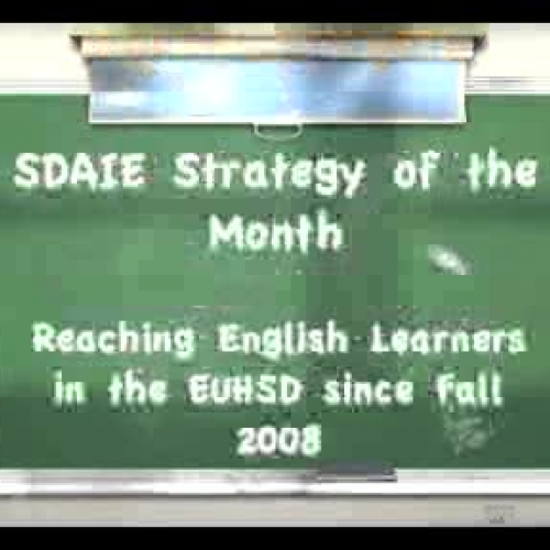 SDAIE STRATEGY OF THE MONTH PROMO I