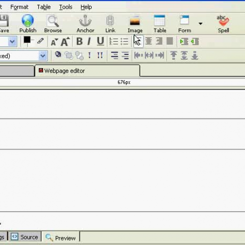 Bulleted list with Nvu webpage editor