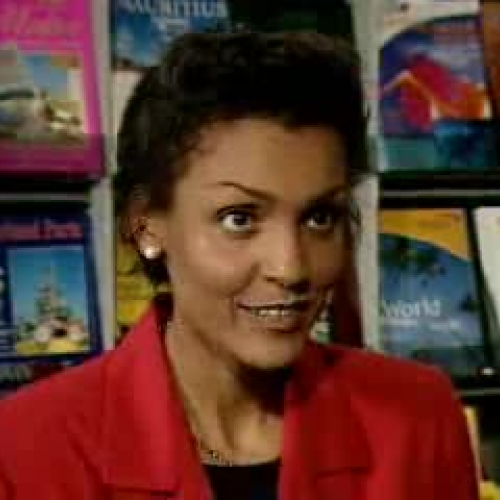 Inside the travel agency