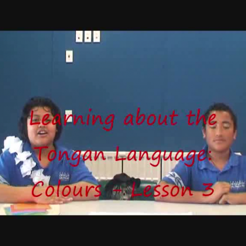 Learn to Speak Tongan - Lesson 3