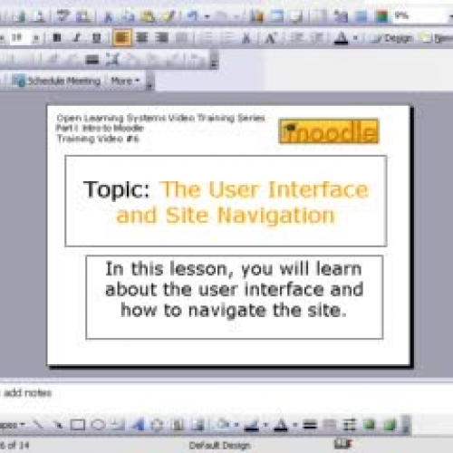 User Interface and Site Navigation