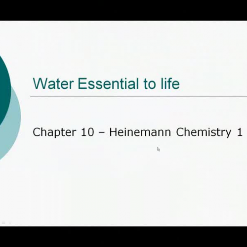 Properties of Water - Powerpoint Video