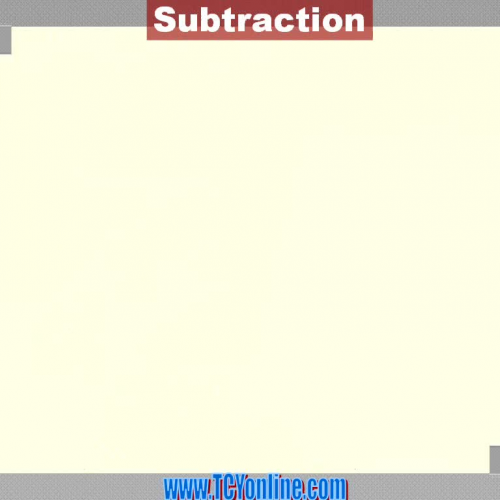 Subtraction of Numbers