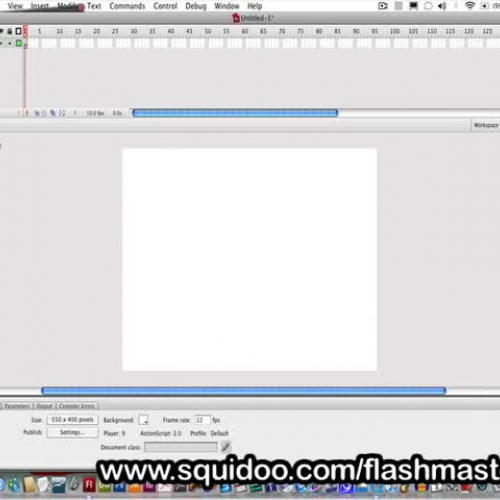 Adobe Flash Tutorial - The Selection Tool Exp