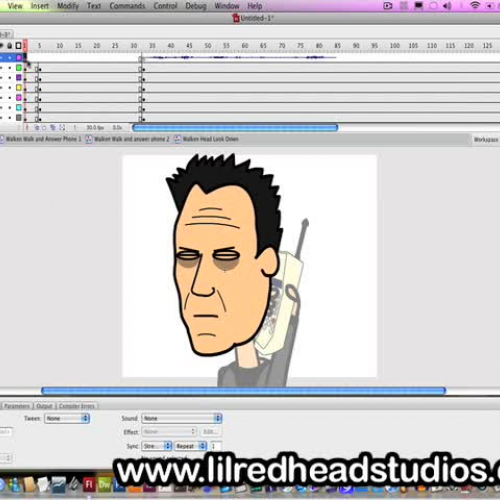 Adobe Flash Tutorial - Syncing Animated Mouth