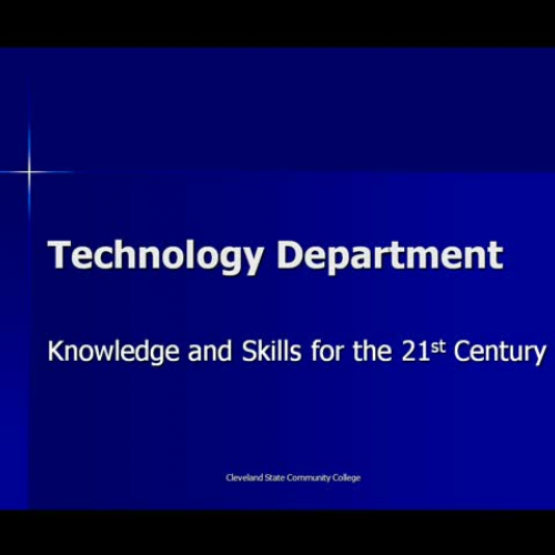 Knowledge and Skills for the 21st Century