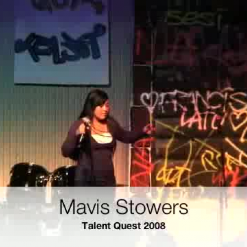 Tamaki College Talent Quest Mavis