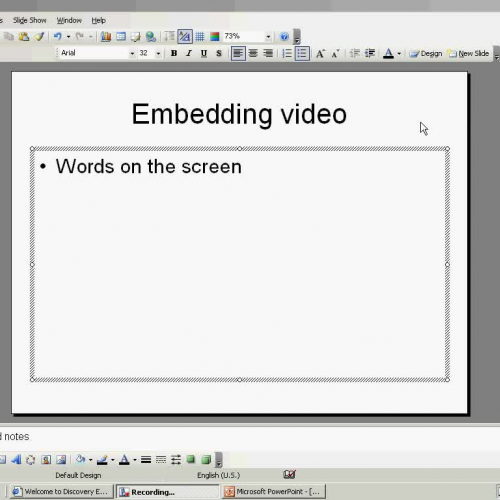 Embedding Videos into PowerPoint