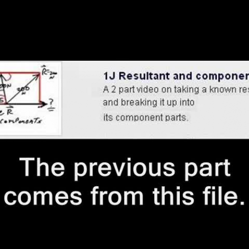 1k Resultants and their components part 2