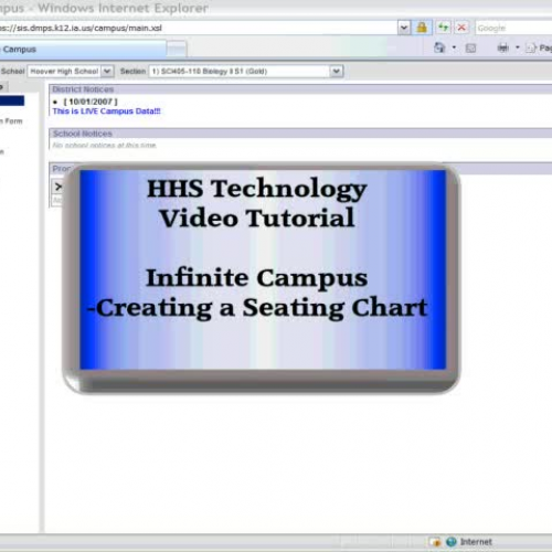 HHS Technology - IC Seating Chart