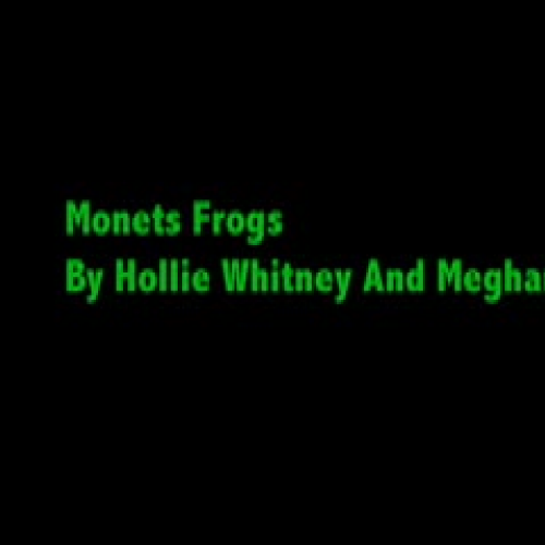 Monets Frogs