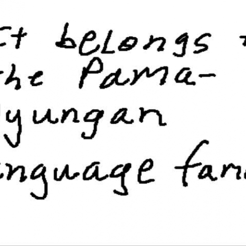 1a Jingulu Language of Australia
