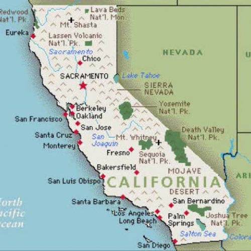 California Land Regions 