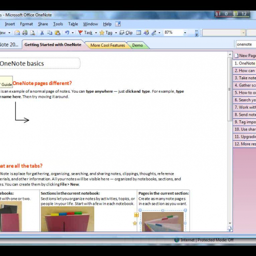 OneNote audio recording and linked notes