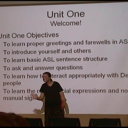 Unit1 Objectives