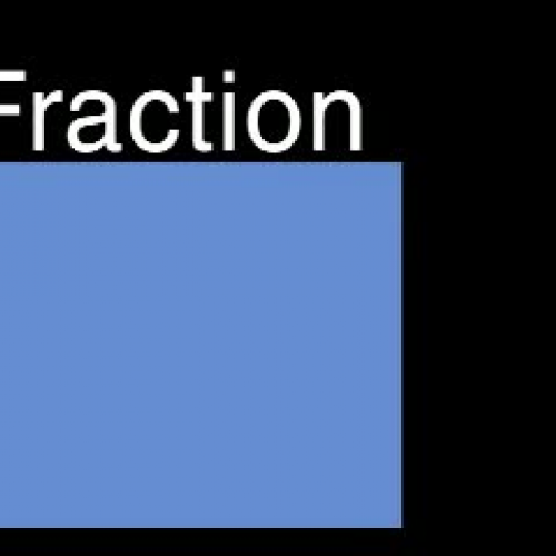 Fraction - Math Vocabulary
