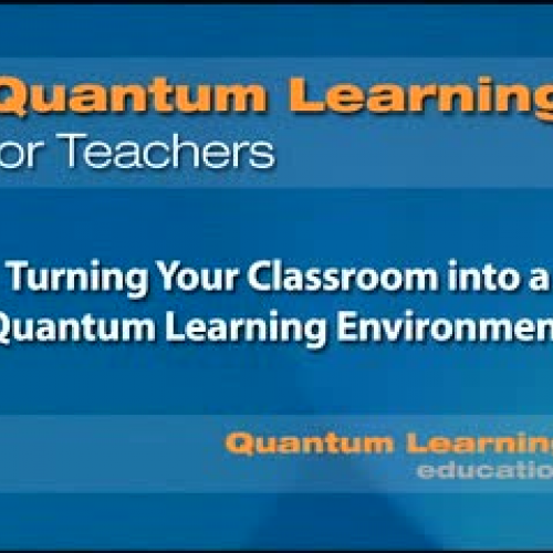 Turning Your Classroom into a Quantum Learnin