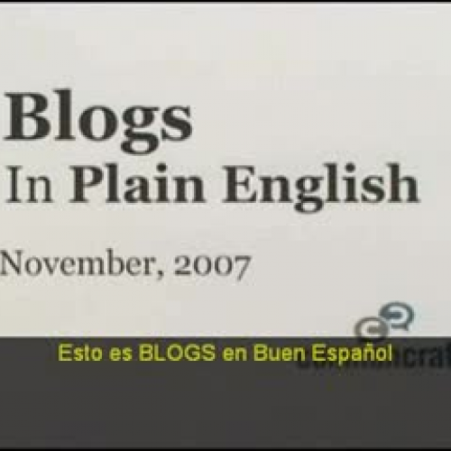 Blogs in Plain English subtitulado