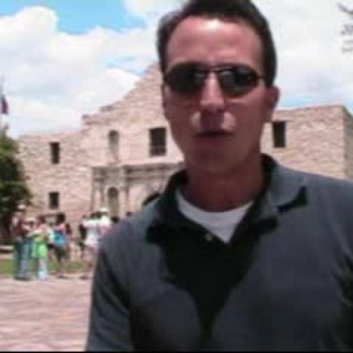 Mr. Gigliotti at the Alamo!
