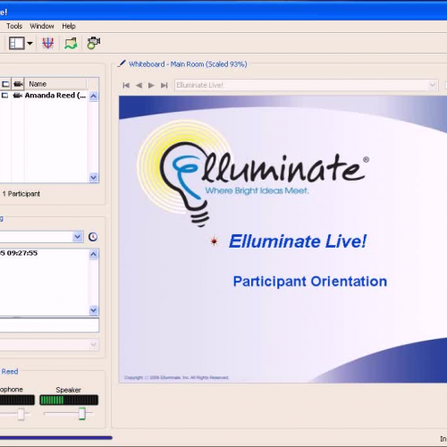 Elluminate Live Participant Tutorial