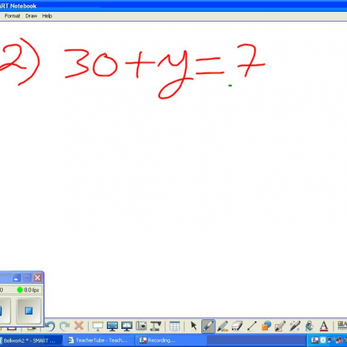 Soving 1-step Equations adding