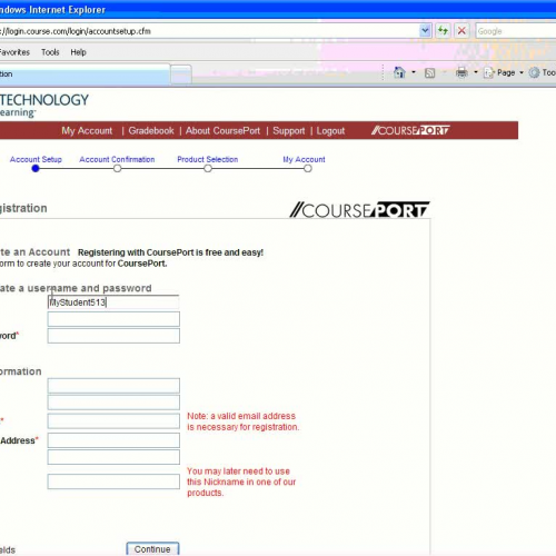 How to Register in CoursePort