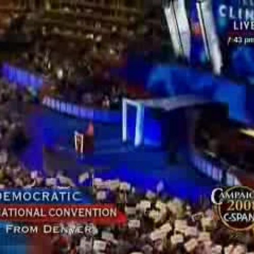 2008 DNC Hillary Clinton Part 1