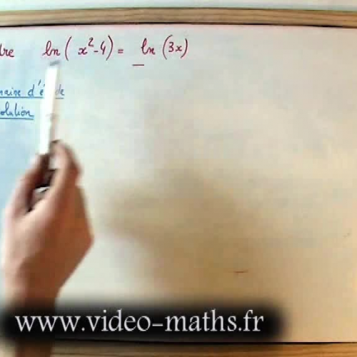 logarithmes et equations