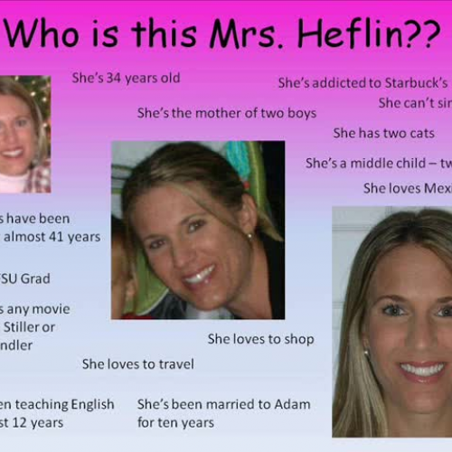 Meet Mrs. Heflin