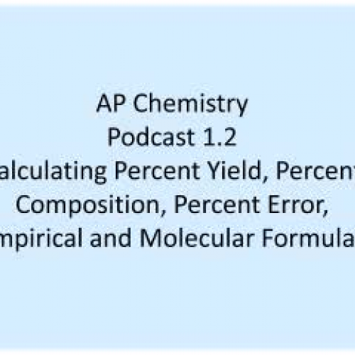 AP Podcast 1.2 Percent Yield Percent Comp Per