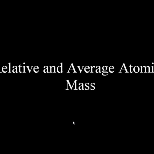 Average atomic mass