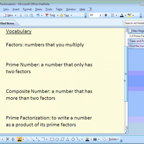 Prime Factorization