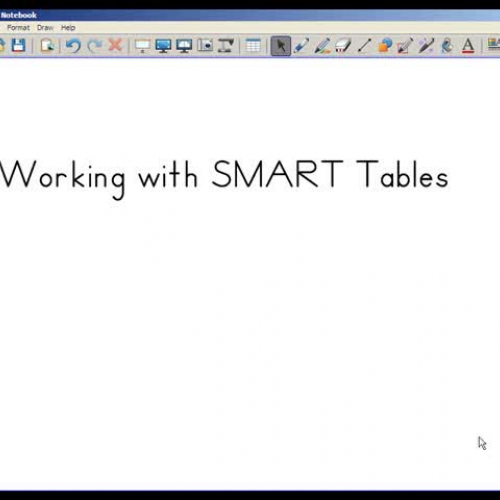 Working With Notebook Tables