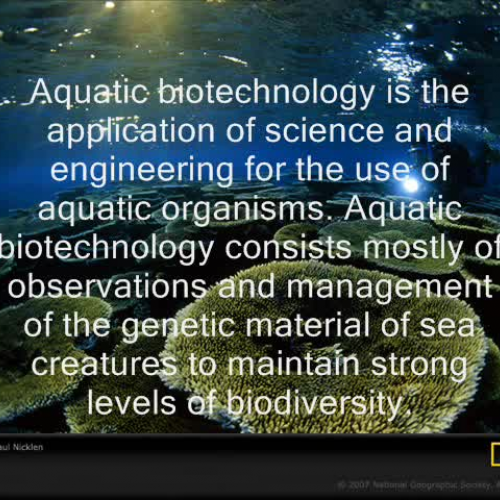 Aquatic Biotechnology