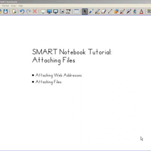 Using the Attachment Tab in Notebook