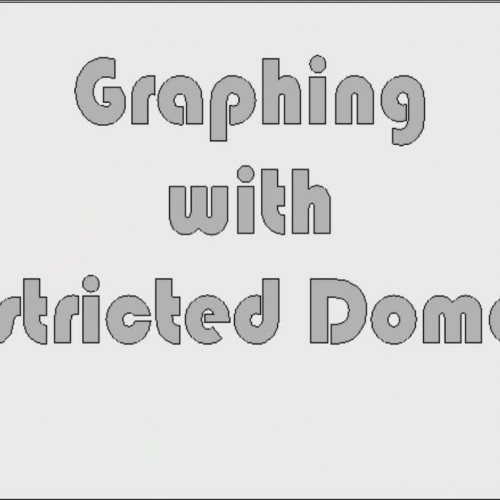 Graphing with Restricted Domain KORNCAST