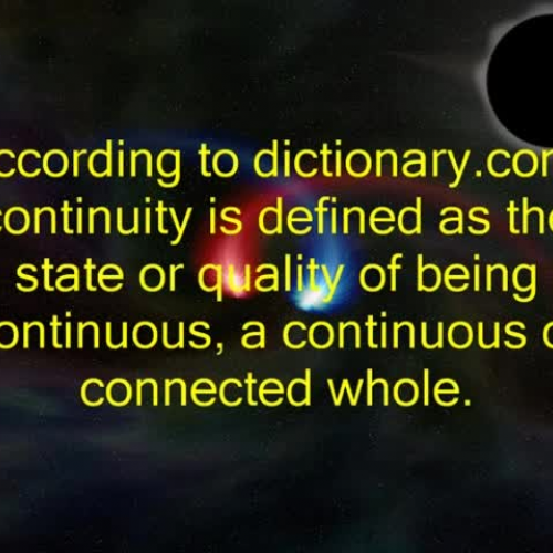 Continuity