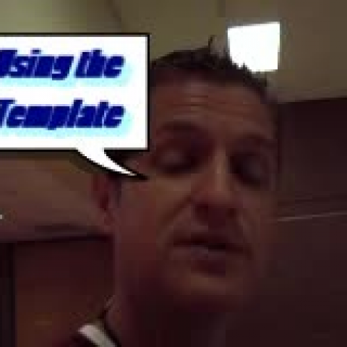 Math Minute-Using the Template