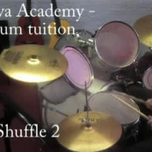 Alva Academy - Shuffle 2 - drum tuition video