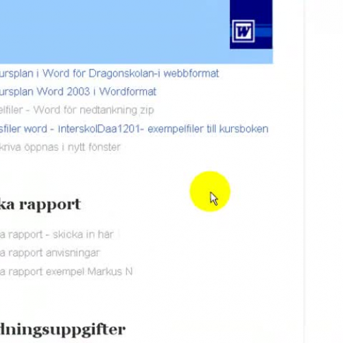 Word exercise formatting