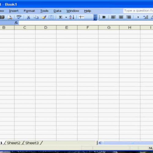 Intro to Excel Spreadsheeting