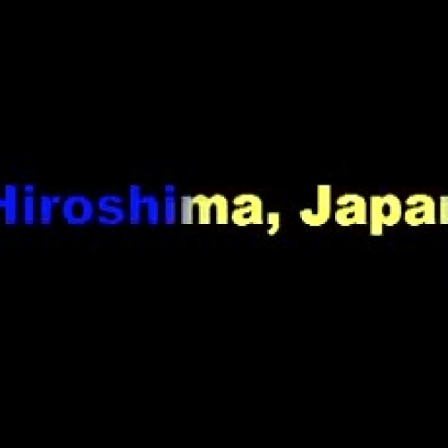 Peace - A Memorial for Hiroshima