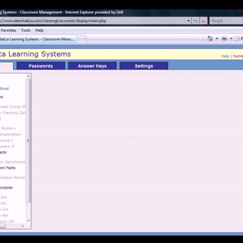 StarrMatica.com- Classroom Management System 