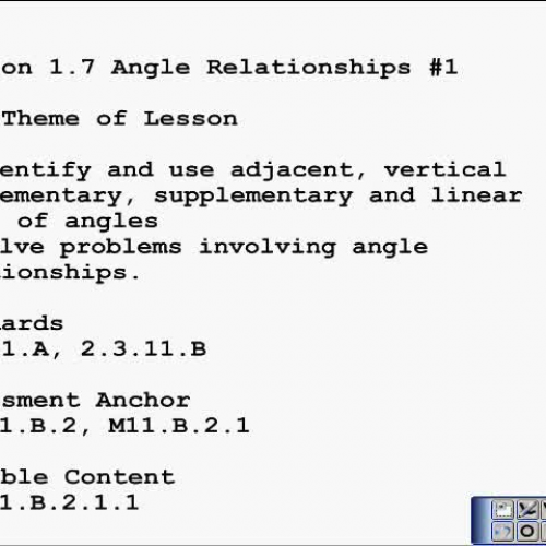Geometry Section 1.7