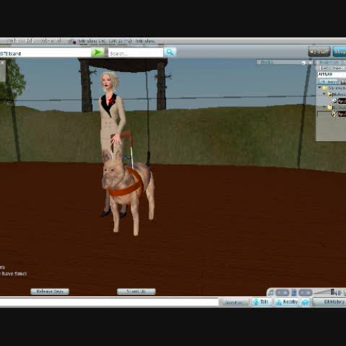 Guide Dog Demo by Louise Latel in Second Life