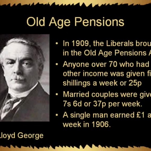 Lloyd George and Pensions