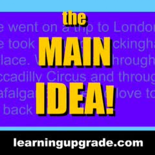 Main Idea by learning upgrade